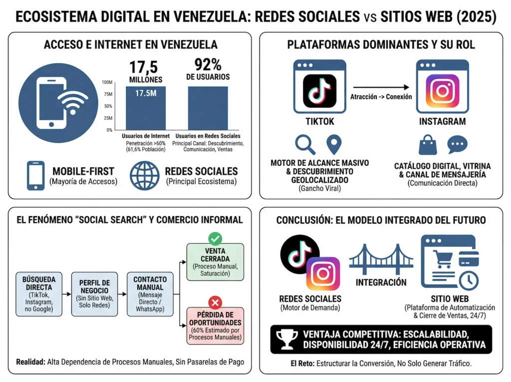 Comportamiento de los negocios digitales en Venezuela